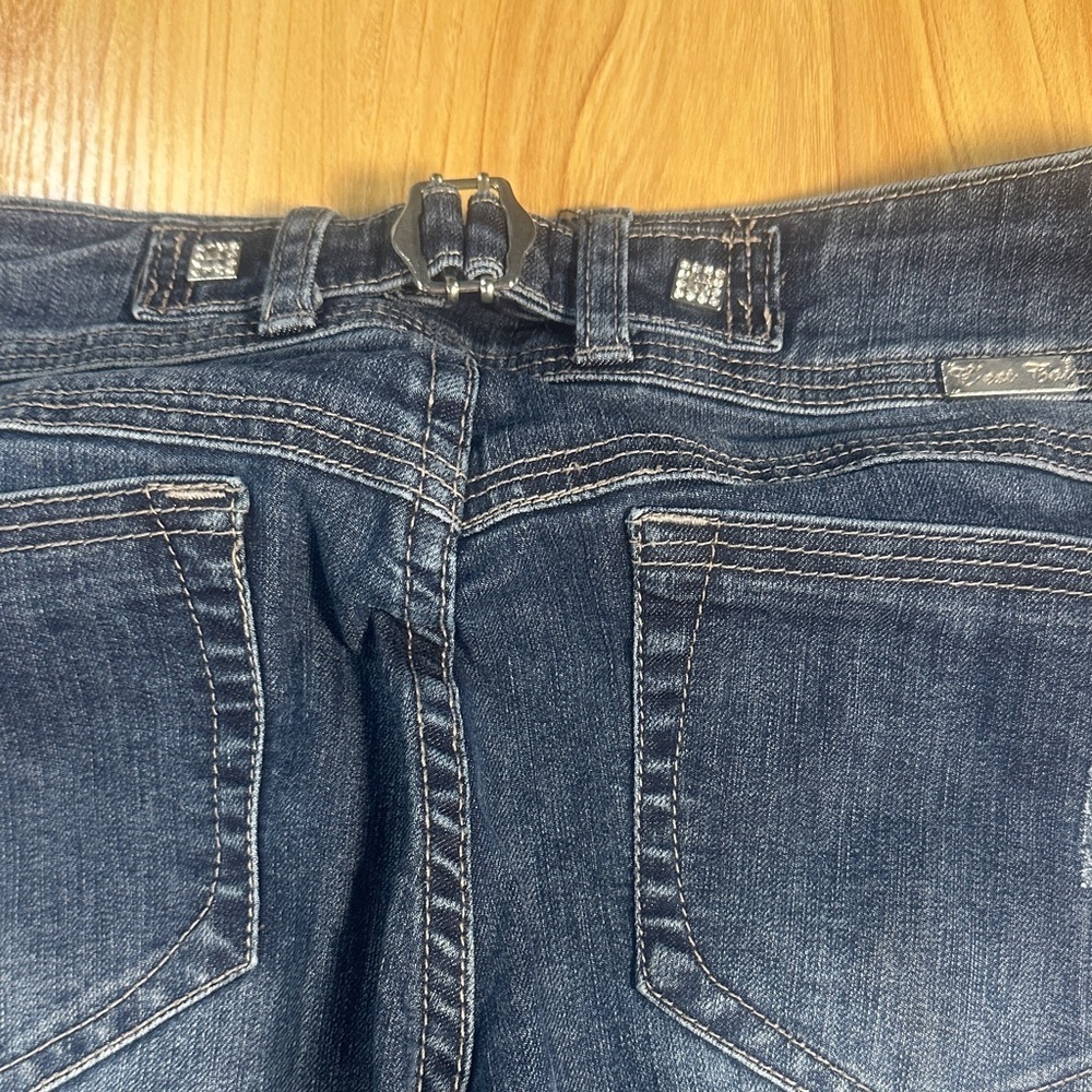 Denim Blue Women's Skinny Jeans size 7 juniors - Picture 4 of 8